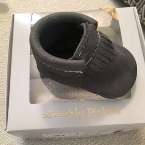 Freshly Picked Moccasins: City Mocc-Blue Spruce